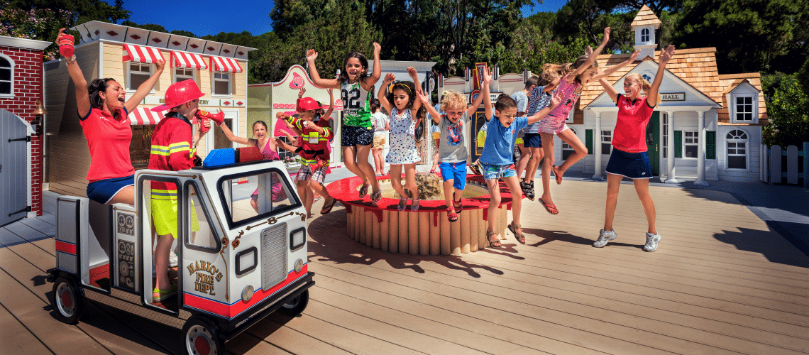 The amazing kids-club of the Forte Village Resort in Sardinia
