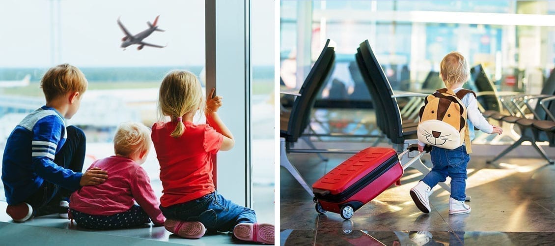 enfants-à-aéroport-voyage