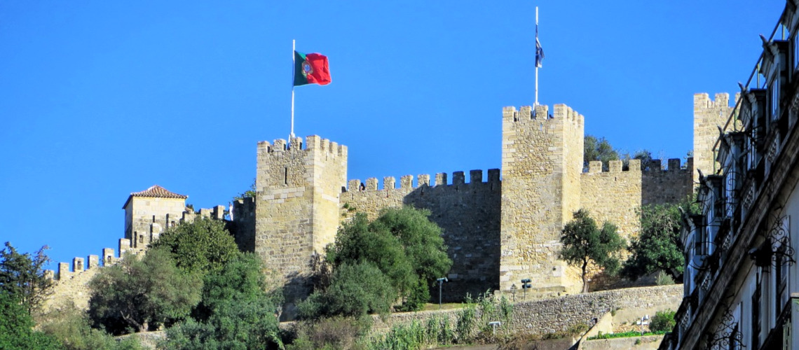 Castle Sao Jorge in Lisbon 
