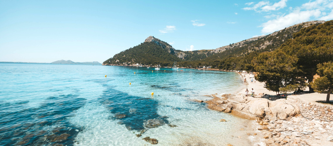 Mallorca beach mount