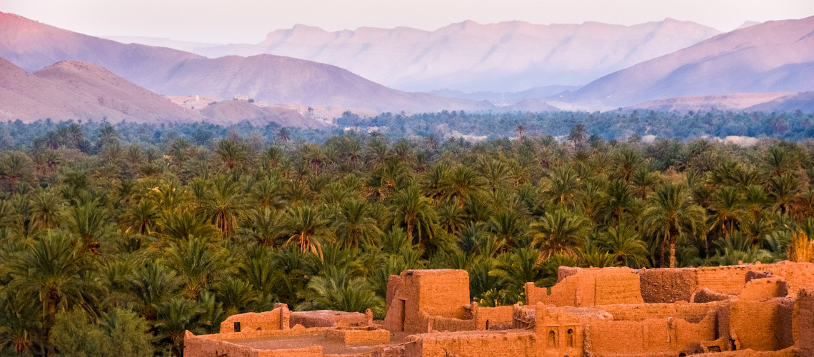 The amazing landscape of Morocco