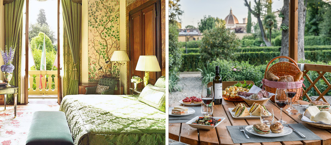 The superb Four Seasons Hotel at Firenze in Italy