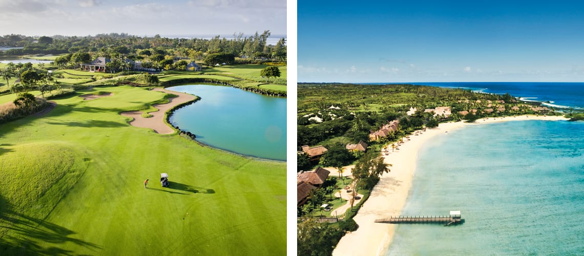 Heritage Golf Club and Shanti Maurice in Mauritius