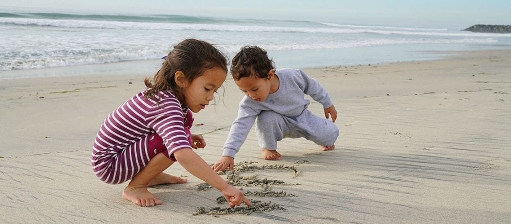 Holidays by the sea with a 3-year-old baby