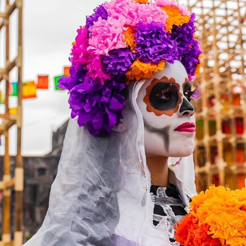 Celebrate "el Día de los Muertos" as it should be, in Mexico!
