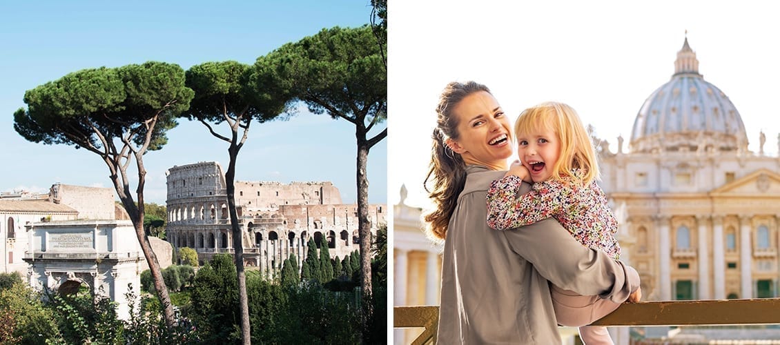 Colisée-et-Vatican-famille-en-visite-à-Rome