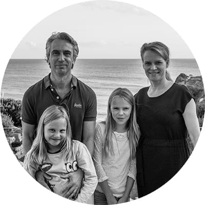 Menno, Founder of the blog Top With Kids, 46 years old, married, Dad of Tess (10) and Wende (7), from Arnhem, Netherlands