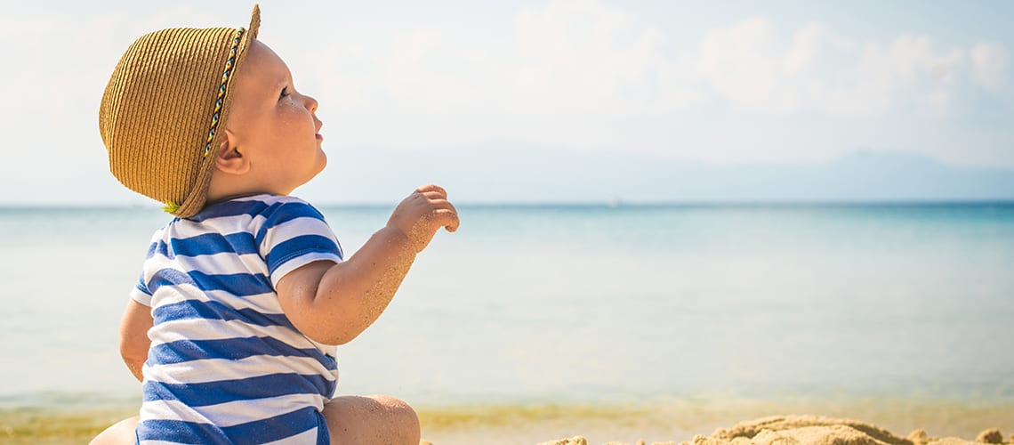 Baby-swimsuit-beach