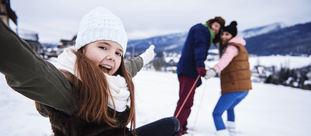 A family Christmas in the mountains