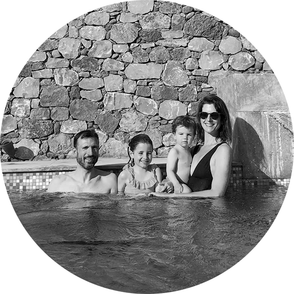 Nicolas &amp; Pauline, parents of Philippa (6 years old) and Stanislas (2 years old), from Brussels