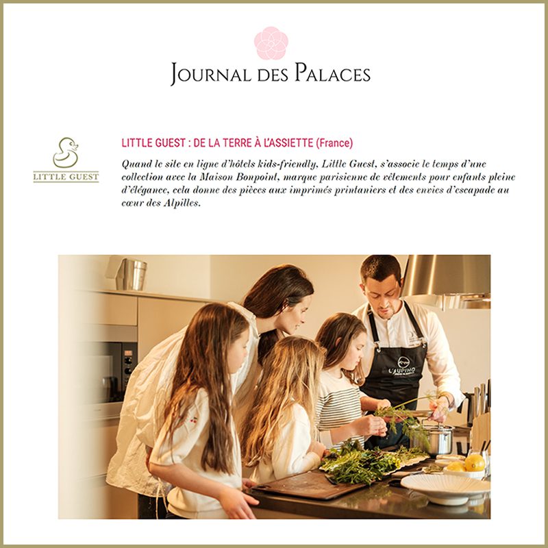 Parution | Journal des Palaces