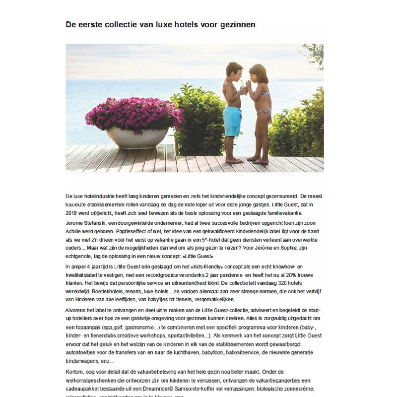 Parution | In Vlaanderen