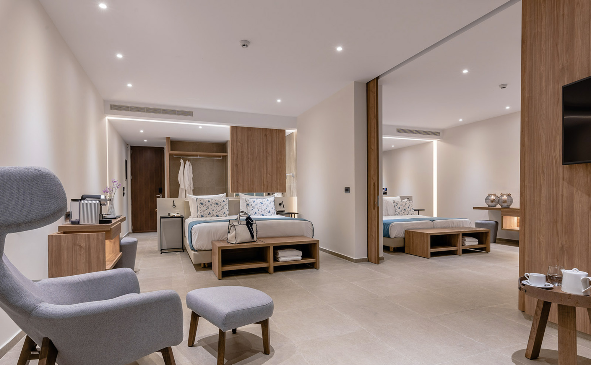 Suite Deux Chambres – Vue Jardin