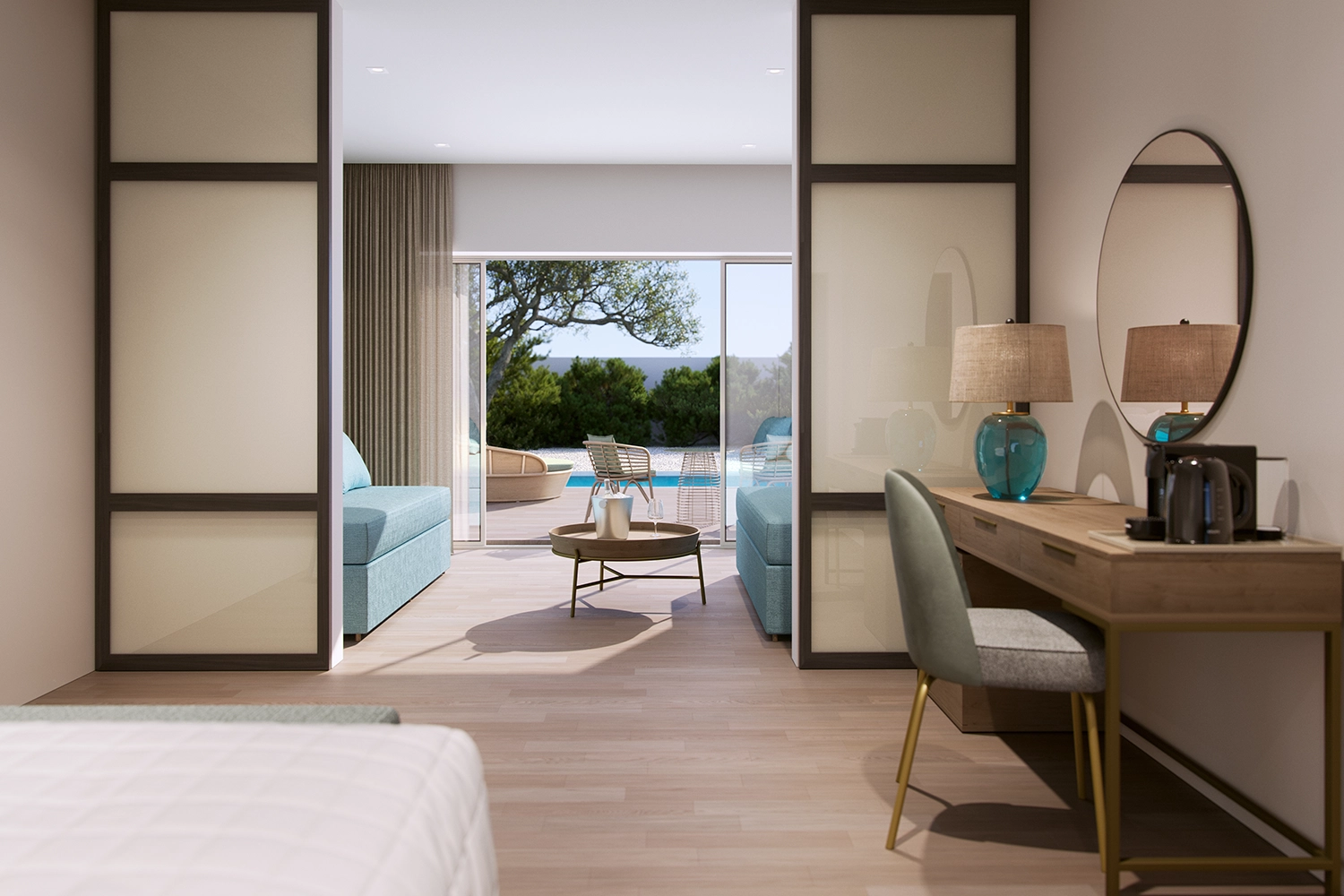 Suite Junior – Piscine Privée – Vue Jardin