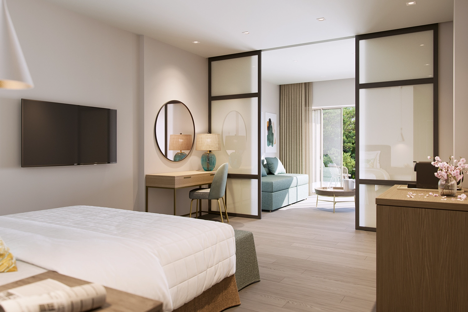 Chambre Familiale Supérieure – Vue Jardin