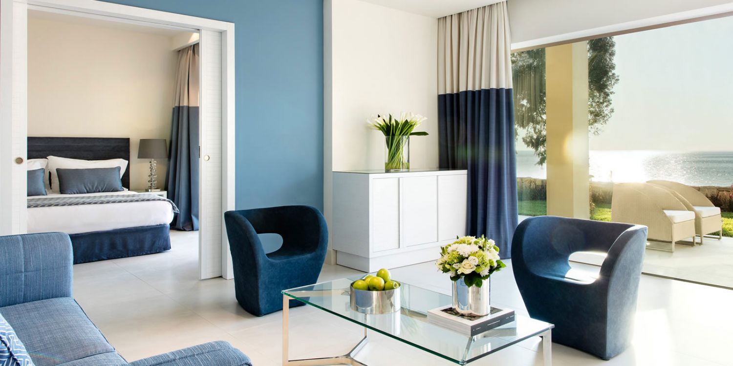 Suite Bungalow 2 Chambres – Jardin Privé & Vue Mer