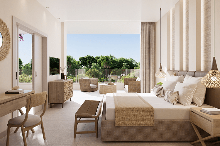 Suite – Une Chambre – Jardin Privé – Vue Jardin