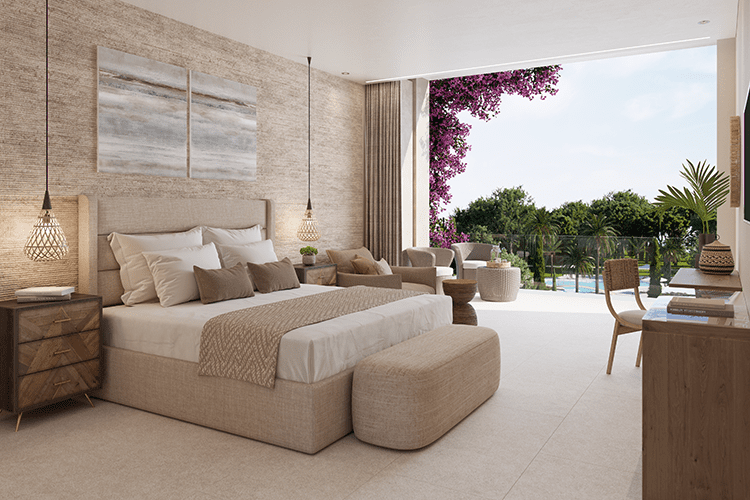 Chambre Familiale – Vue Piscine