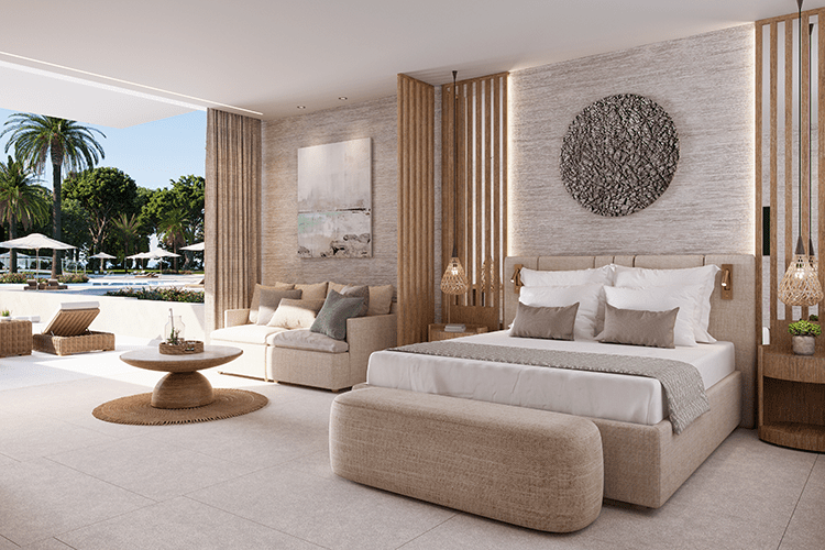 Suite Junior Bungalow – Jardin Privé – Vue Piscine