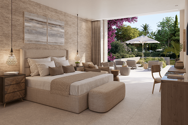 Chambre Supérieure Double – Jardin Privé – Vue Jardin