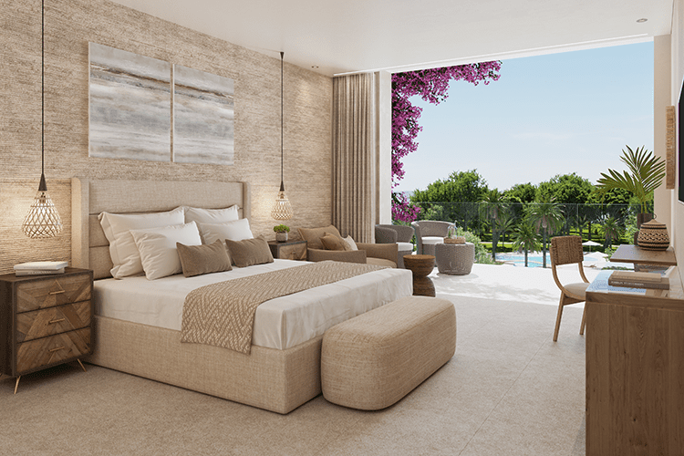 Chambre Supérieure Double – Jardin Privé – Vue Piscine