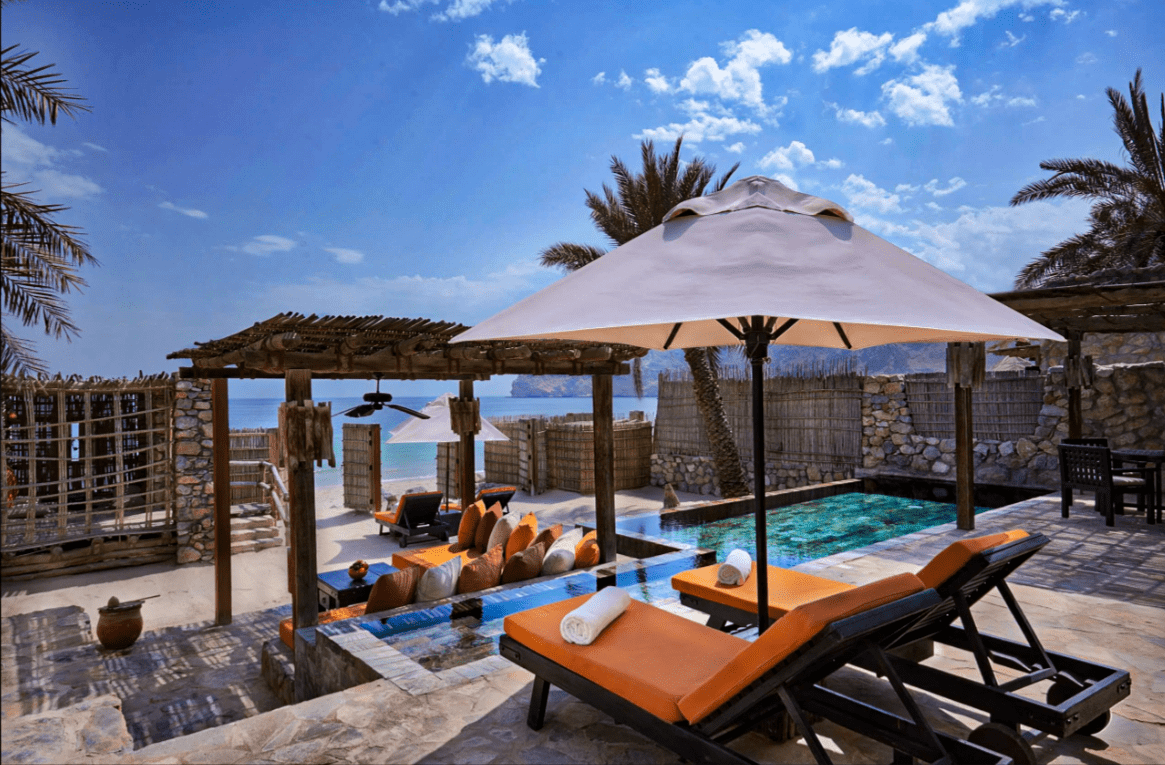 Villa met Zwembad – Suite – Aan het Strand