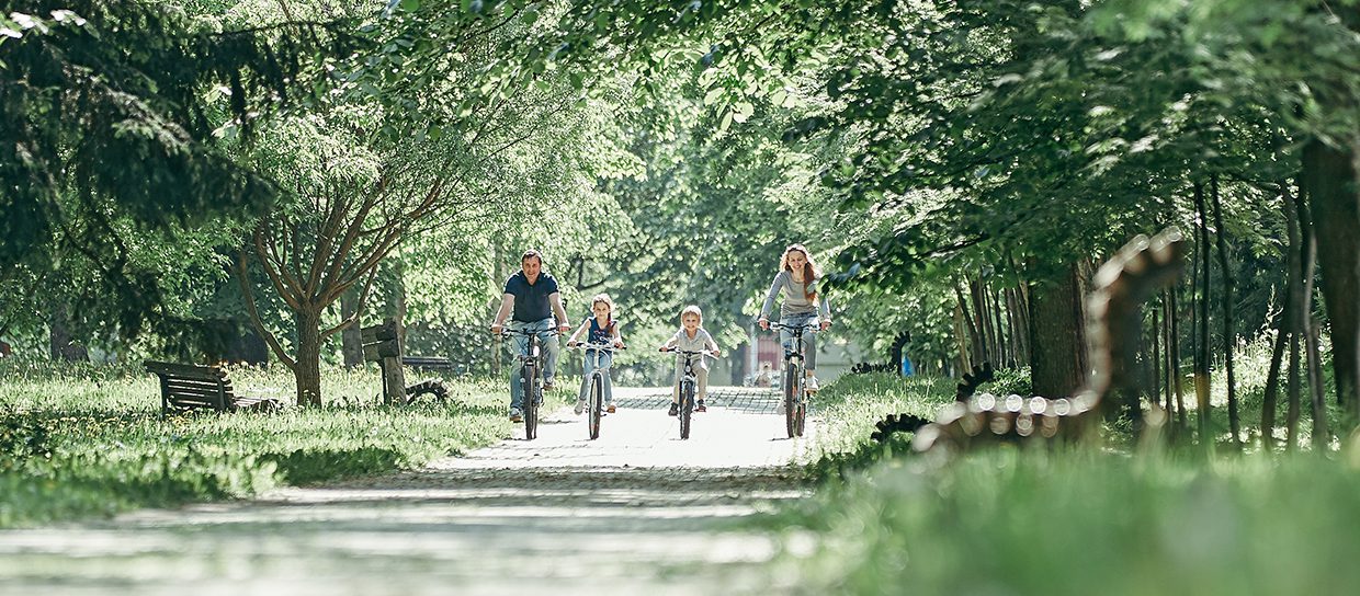 Top cities to bike with family