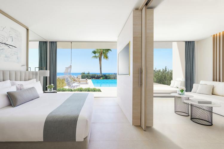 Suite Deluxe Une Chambre – Piscine Privée – Vue Jardin