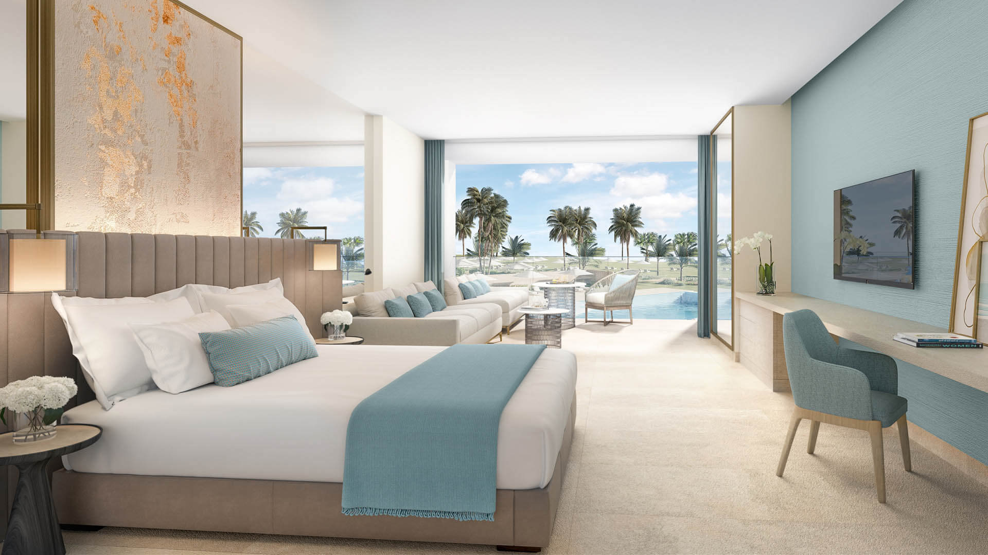 Suite Junior – Vue Piscine