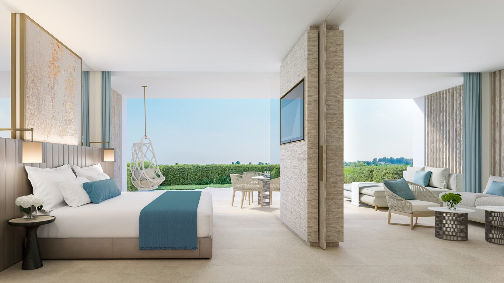 Suite Une Chambre Jardin Privé – Vue Jardin