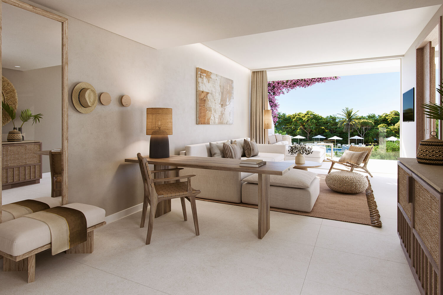 One Bedroom Deluxe Suite – Pool View