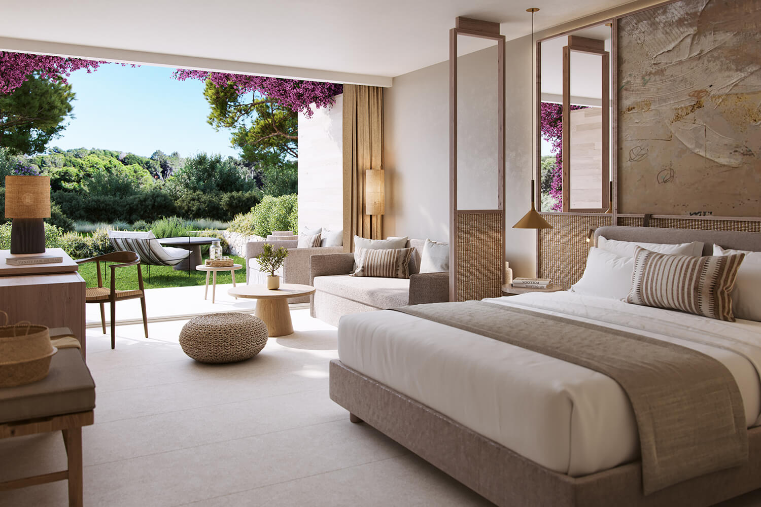 Junior Suite with Private Garden – Garden View