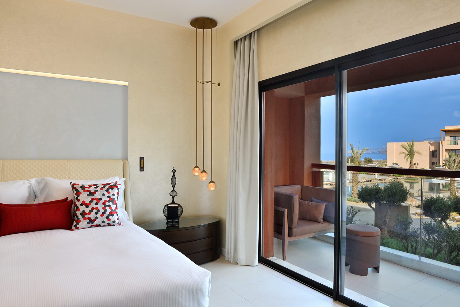 Chambre King Guest – Vue piscine