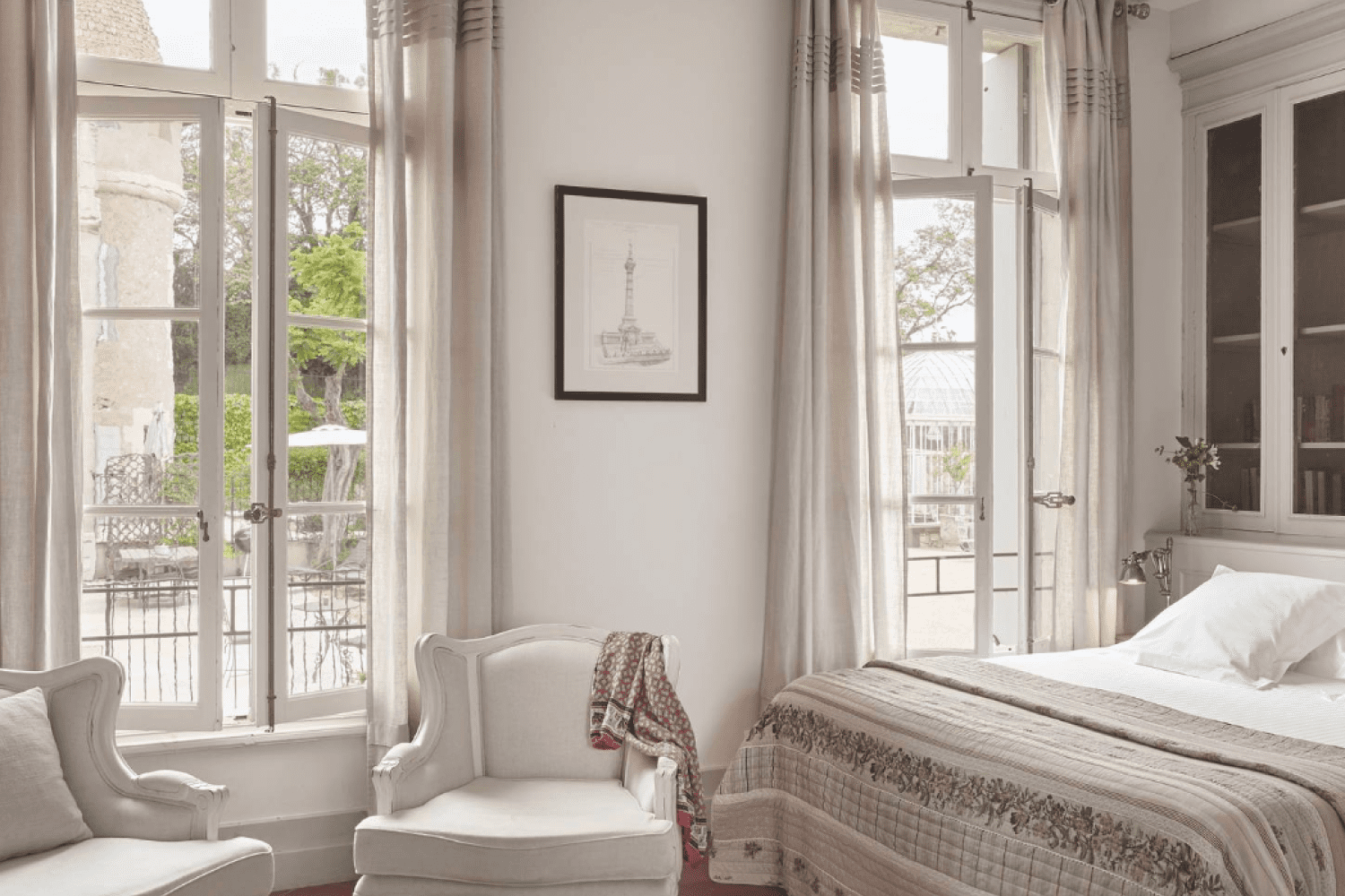 De studio van het kasteel