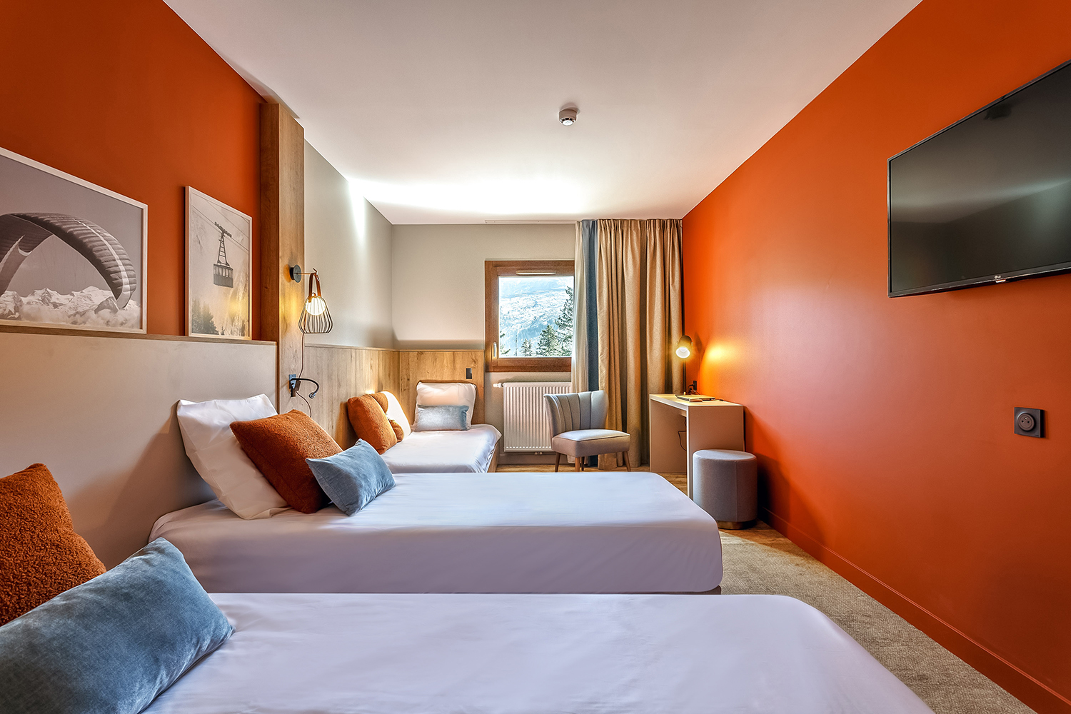 1 slaapkamer – Uitzicht – Balkon – 2 volwassenen + 1 kind