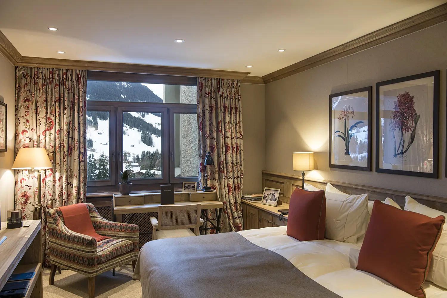 Gezellige kamer – Uitzicht op de bergen