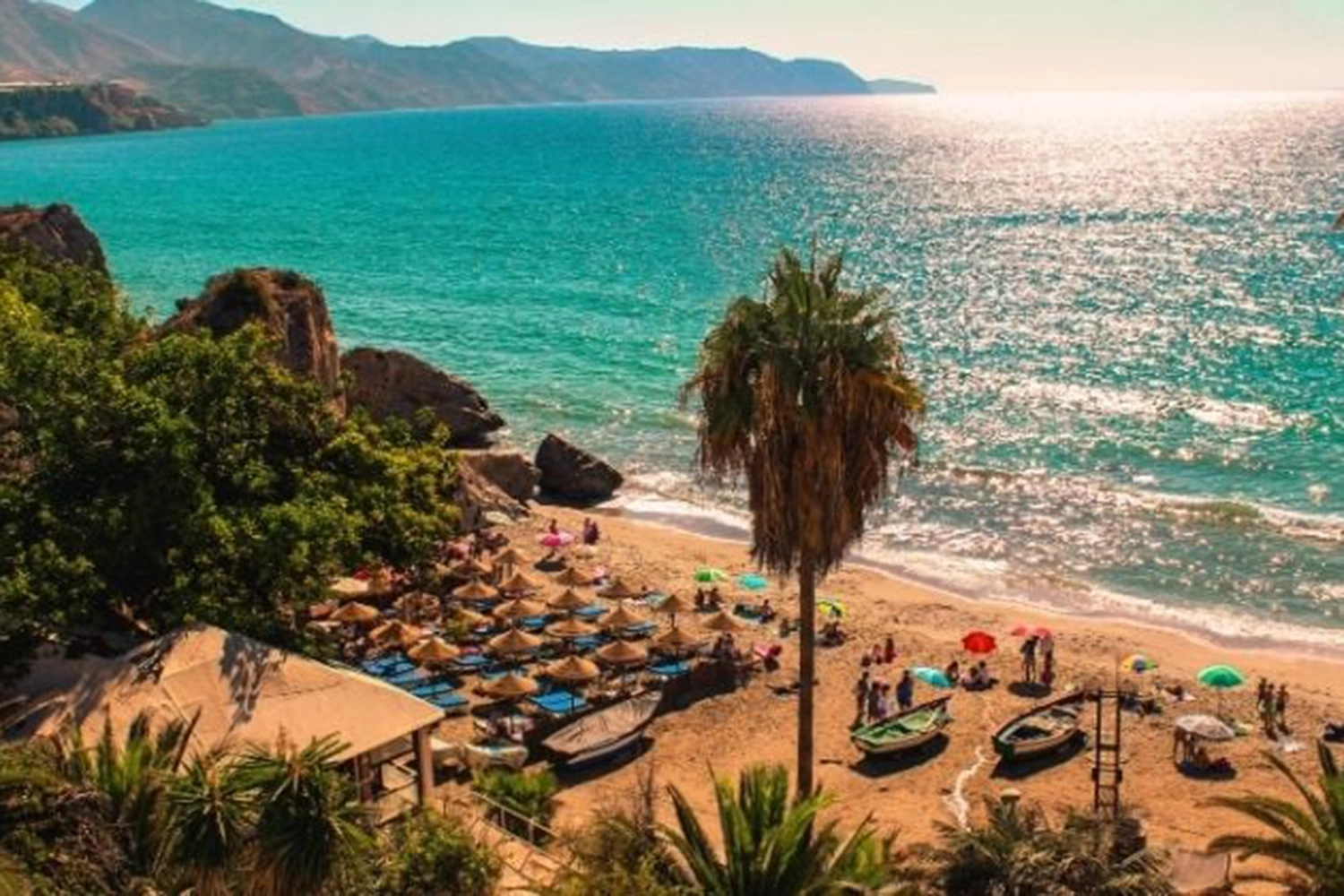 Journée à la plage sur la Costa del Sol