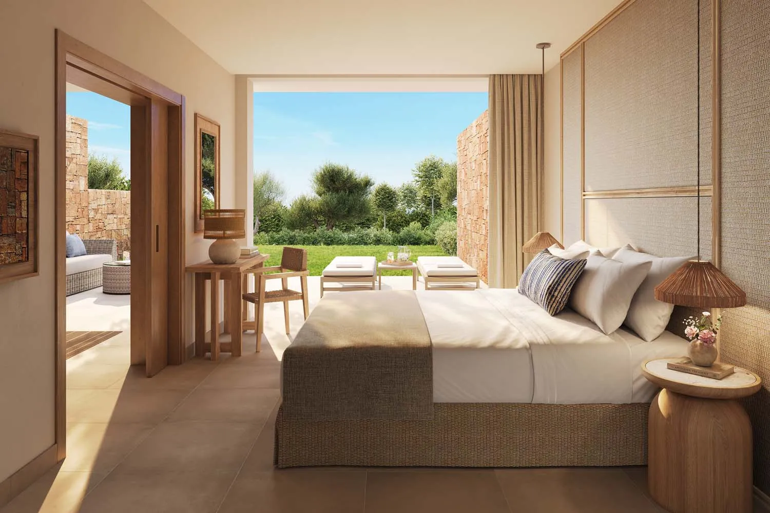 1 Bedroom Bungalow Suite – Private Garden & Garden View