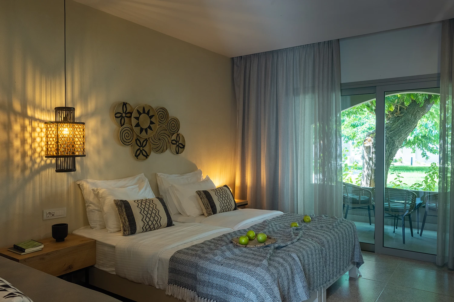 Chambres doubles supérieures – Vue jardin