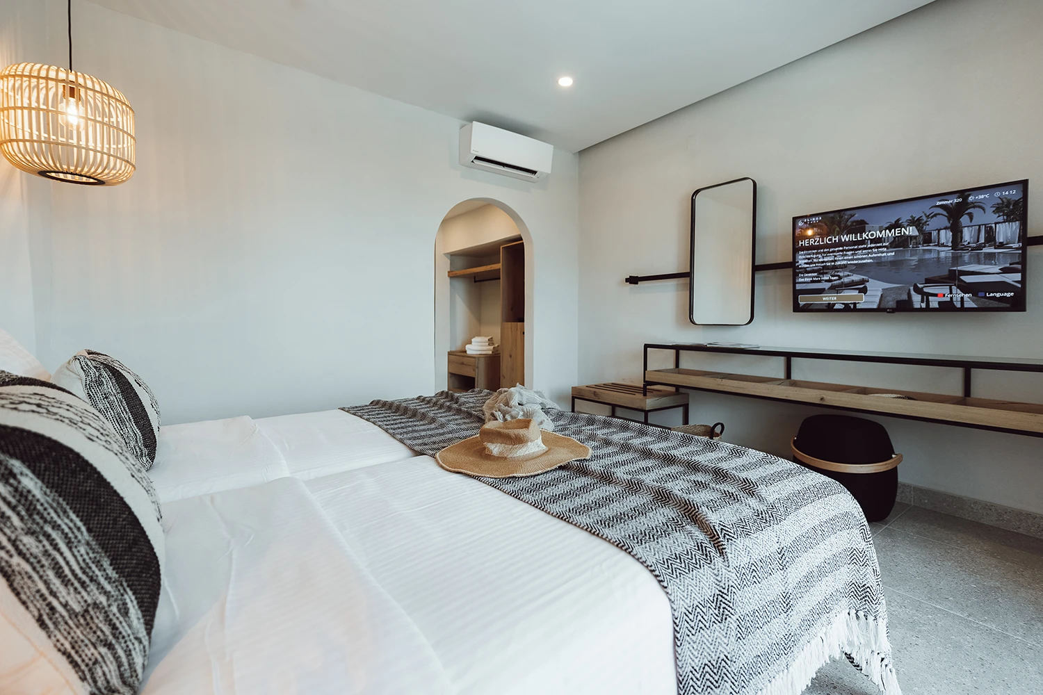 Chambres doubles supérieures – Vue mer