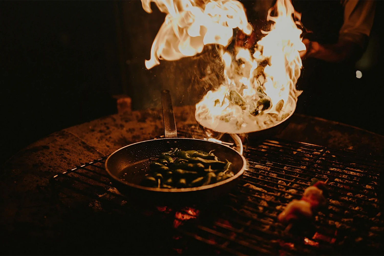 Panier pour un barbecue