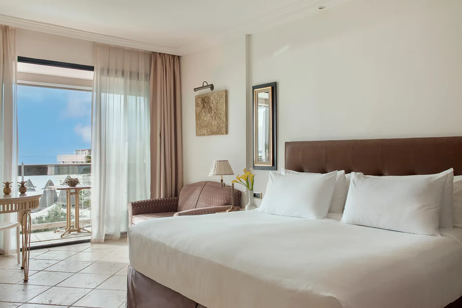 RedLevel kamer – frontaal zeezicht