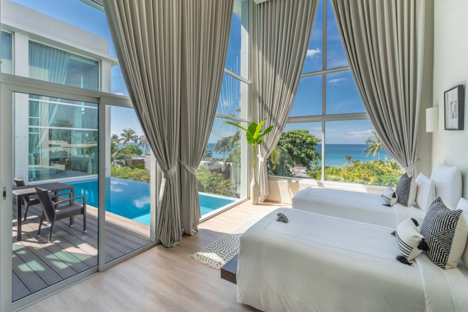 Residencias 2 habitaciones – Piscina – Vista al mar