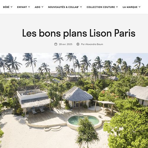 Parution | Lison Paris
