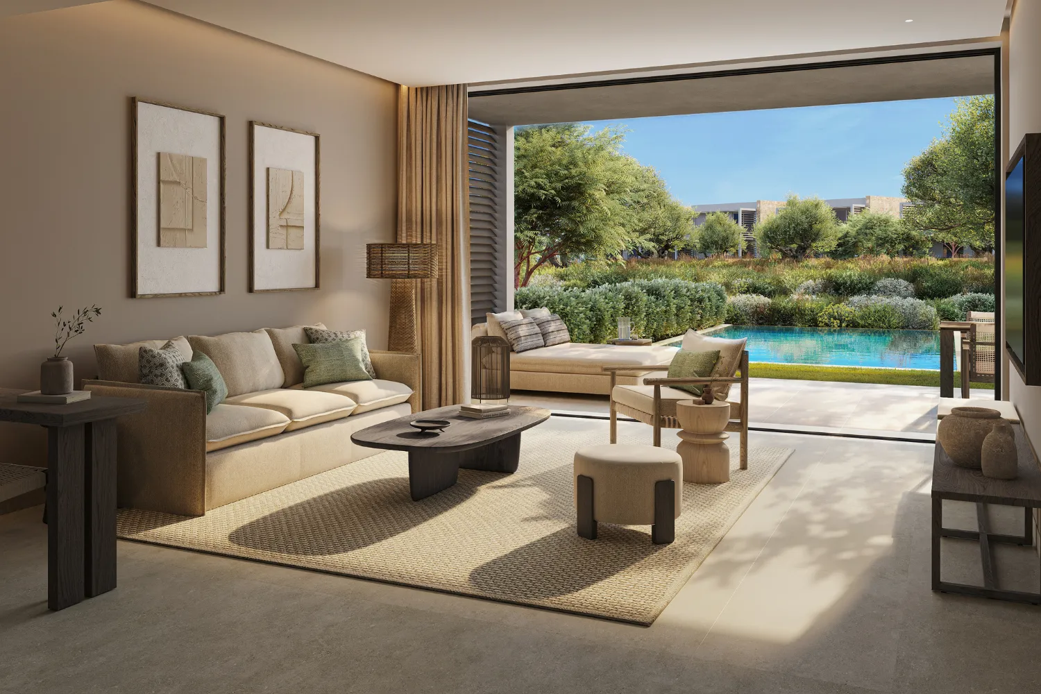 Deluxe suite met één slaapkamer – privézwembad