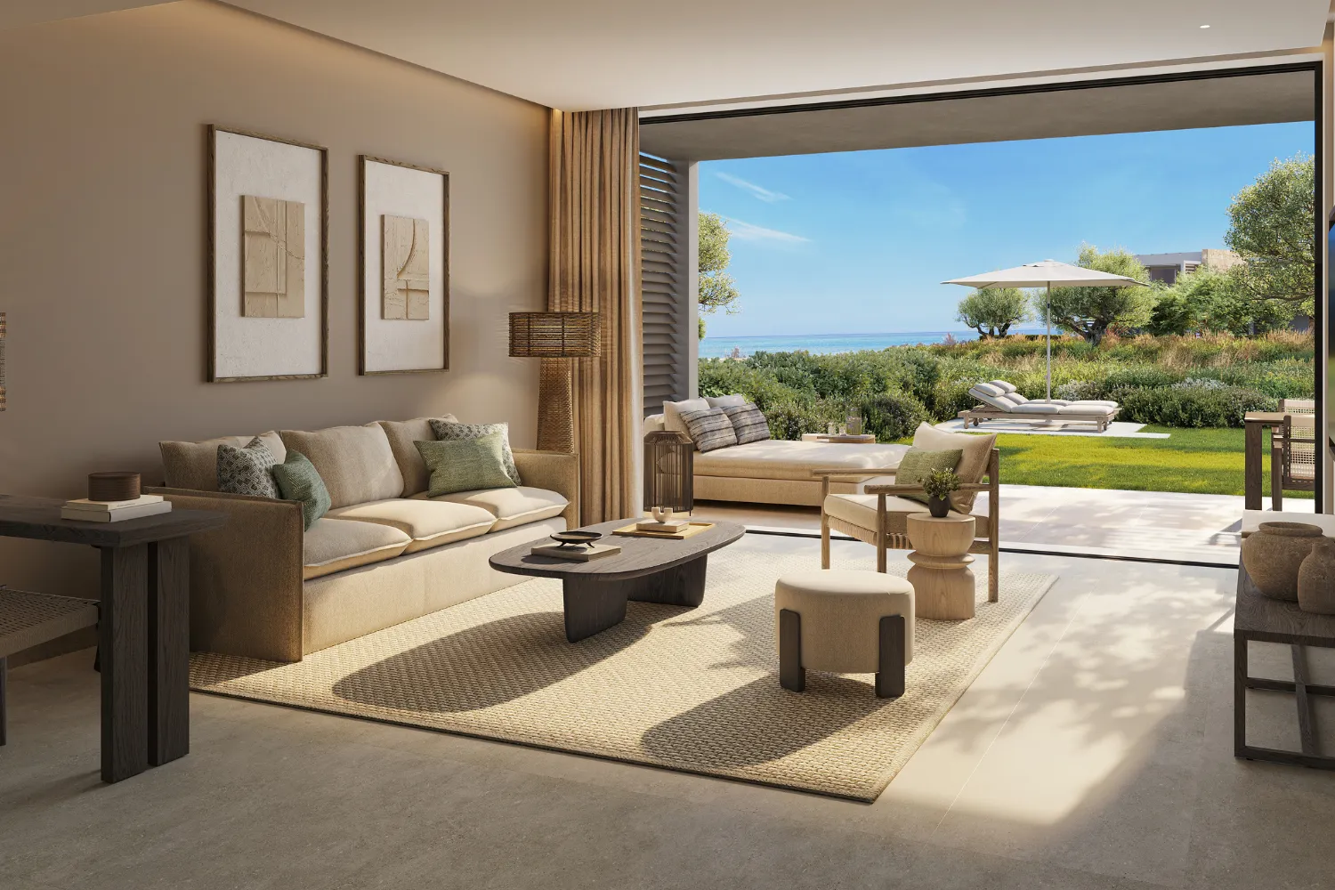 Deluxe suite met 1 slaapkamer – Prive-tuin