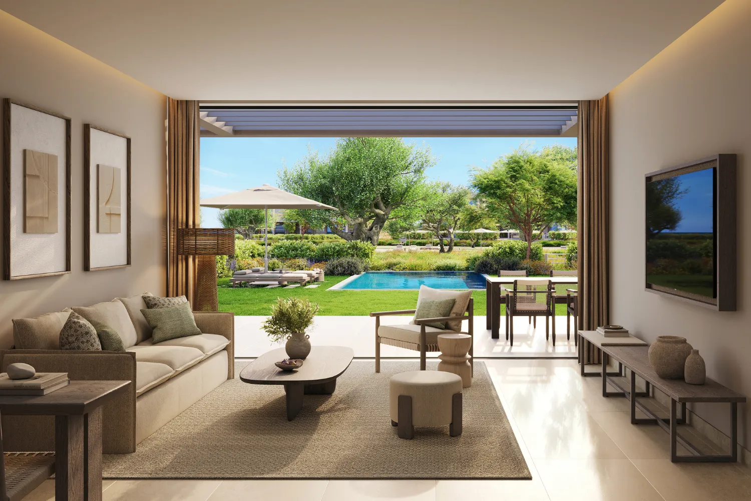 Deluxe suite met 2 slaapkamers – Privézwembad