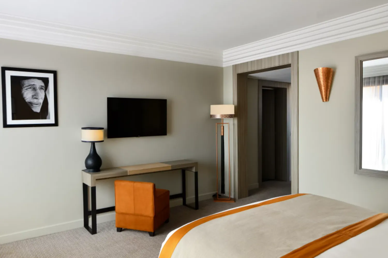 Chambre supérieure – 1 lit simple – Vue